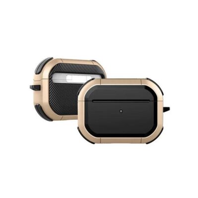 Full Protective Case with Metal Hook Drop-proof , Shock- proof , Anti-Scratch For AirPods Pro 3