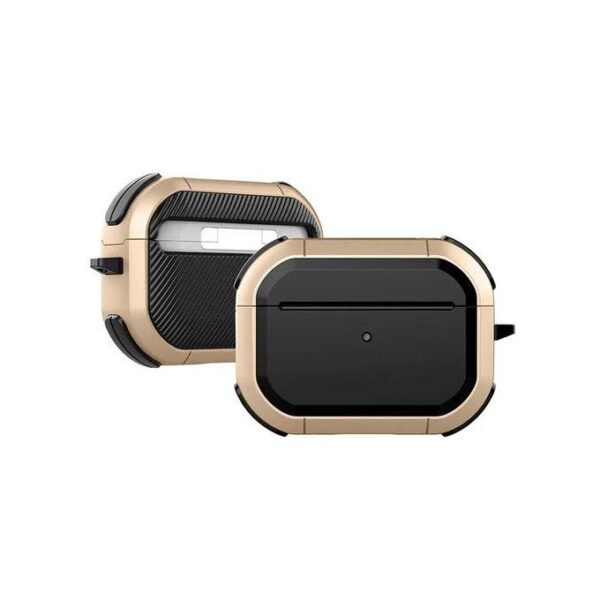 Full Protective Case with Metal Hook Drop-proof , Shock- proof , Anti-Scratch For AirPods Pro 3