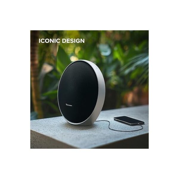 Harman Kardon Original Onyx Studio 9 Portable Bluetooth Home Speaker self-Tuning, Multi-Speaker Connection by Auracast - Black - Image 4