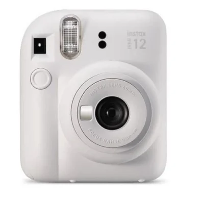 CAMERA INSTANT W/10SH GLOSSY/INSTAX MINI 12 WHITE FUJIFILM