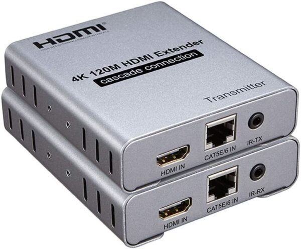 PremiumCord HDMI Cable Extender 4K 120 m Via LAN Non-Compressed and Latency Free