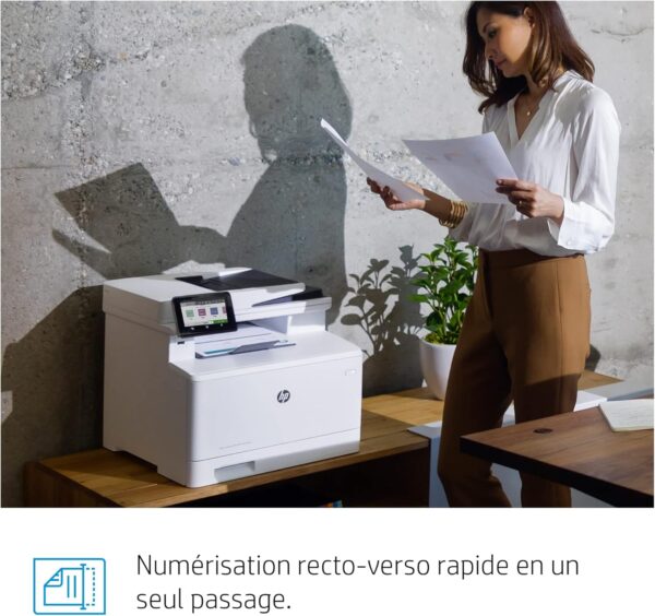 HP Color LaserJet Pro Multifunction M479fdn Laser Printer with One-Year, Next-Business Day, Onsite Warranty (W1A79A) - Image 6