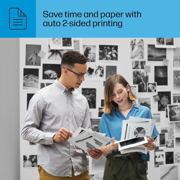 HP LaserJet Pro MFP 4101fdw Wireless Black & White All-in-One Laser Printer, Scanner, Copier, Fax, Best-for-Office (2Z619F) - Image 9