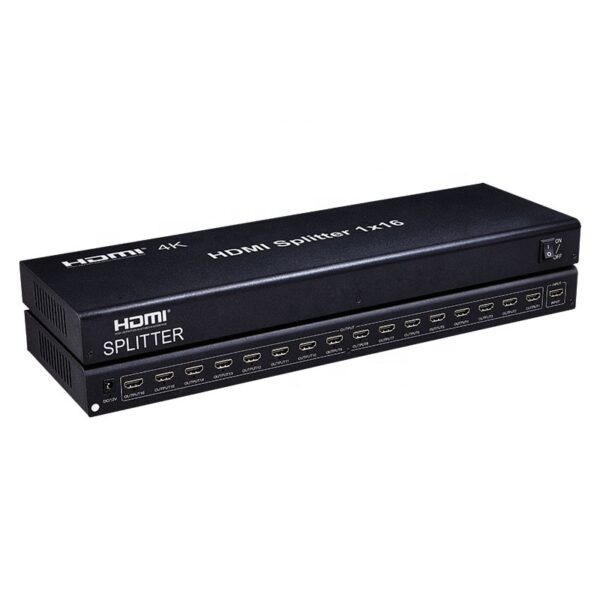 16 port HDMI splitter 1x16 HDMI splitter 1 in 16 out for TV