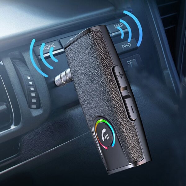 TF Card BT5.3 Bluetooth Audio Receiver Handsfree Call Audio Car Aux 3.5mm Music Wireless Adapter Bluetooth Receiver - Image 2