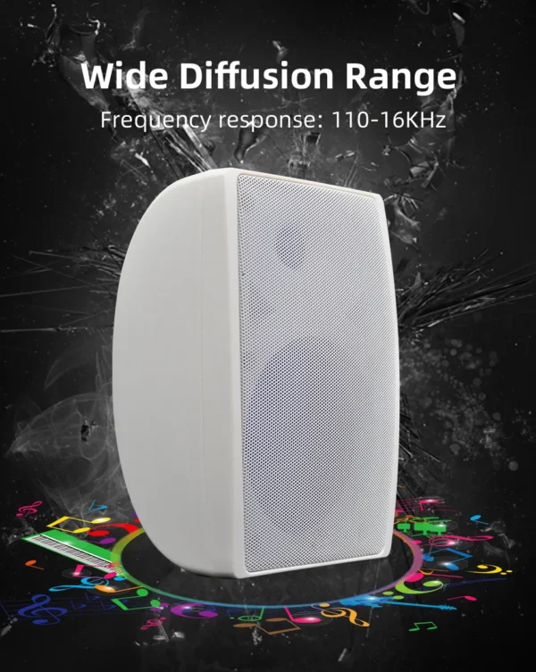 Affordable wall-mounted speakers with fixed installation - Experience high-fidelity sound quality for immersive entertainment - Image 9