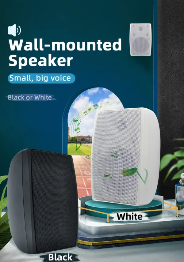 Affordable wall-mounted speakers with fixed installation - Experience high-fidelity sound quality for immersive entertainment - Image 11