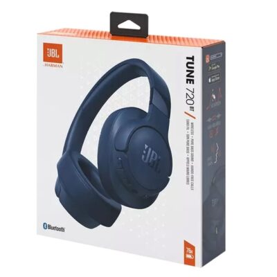 JBL Tune 720BT Wireless Over-Ear Headphones, Blue