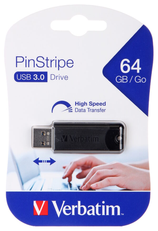 PENDRIVE USB 3.0 FD-64/49318-VERB 64 GB USB 3.0 VERBATIM