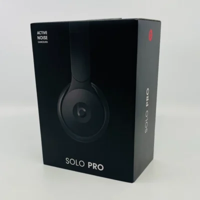 Beats Solo Pro Noise Cancelling Bluetooth Wireless Headphones – Black/Red/Ivory