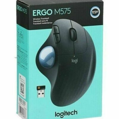 Logitech ERGO M575 (910-005869) Wireless Trackball Mouse – Black