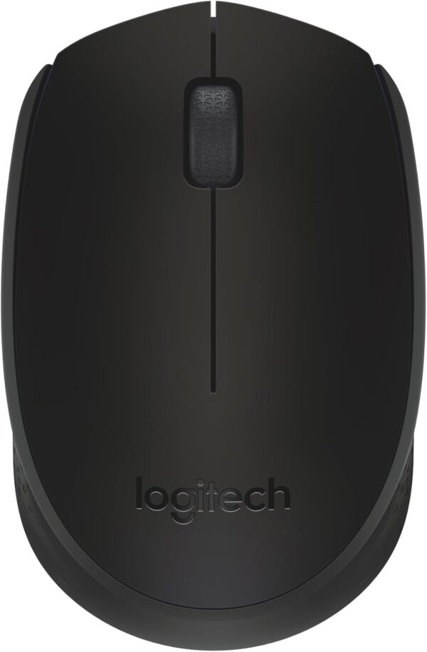 Logitech M170 Wireless Mouse for PC, Mac, Laptop, 2.4 GHz with USB Mini Receiver, Optical Tracking, 12-Months Battery Life, Ambidextrous - Black - Image 11